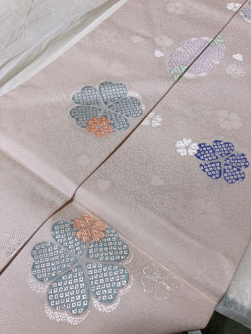 Amazon.co.jp: 名古屋帯 ひつた クローバー : ファッション Amazon.co.jp: 名古屋帯 ひつた クローバー : ファッション